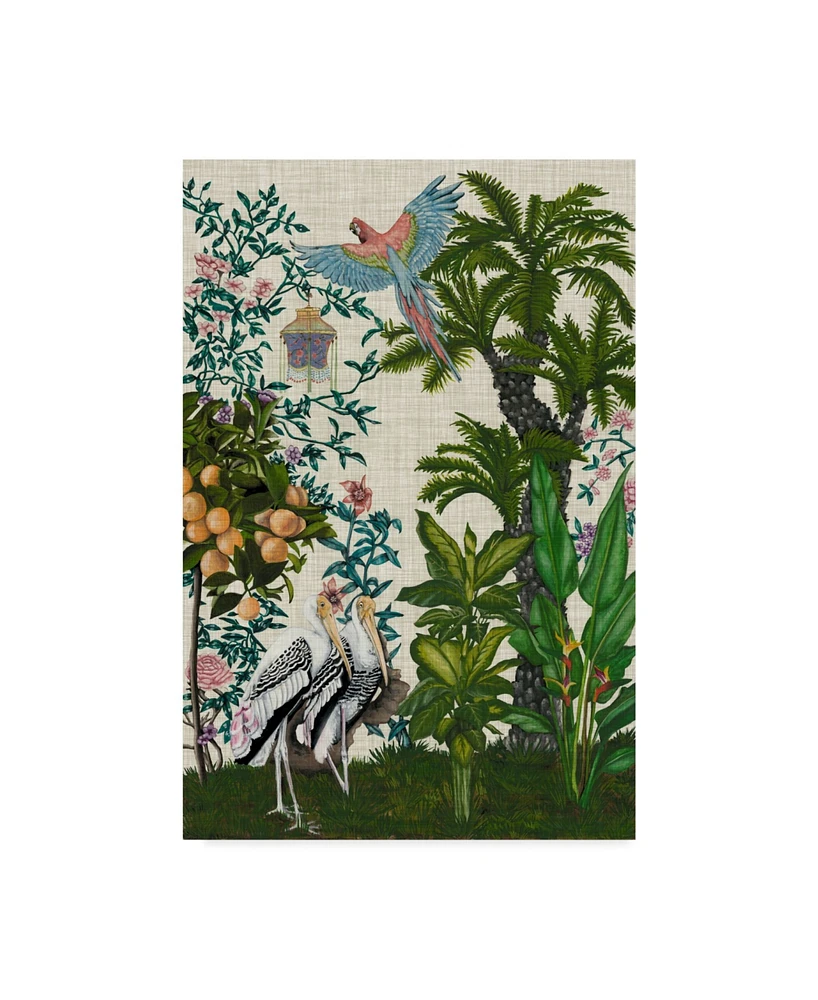 Naomi Mccavitt Paradis Chinoiserie Ii Canvas Art - 20" x 25"