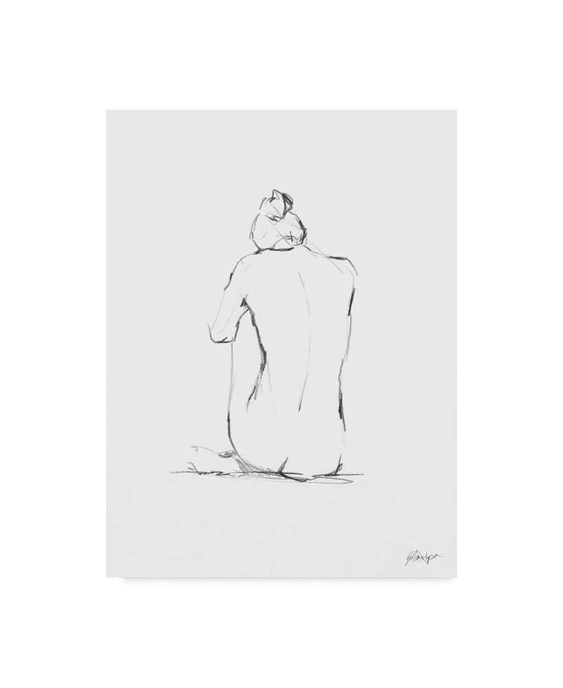 Ethan Harper Figure Contour Iv Canvas Art - 37" x 49"