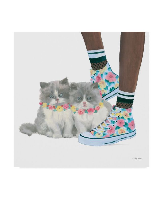 Emily Adams Cutie Kitties Vii Canvas Art