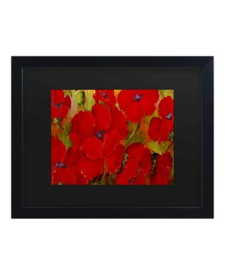 Masters Fine Art Poppies Matted Framed Art - 15" x 20"