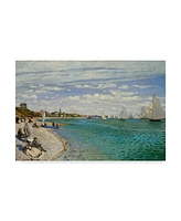 Claude O. Monet Regatta at Sainte Adresse Canvas Art - 20" x 25"