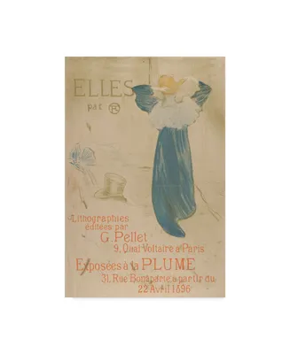 Henri De Toulouse-Lautrec Elles Poster Canvas Art