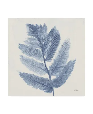 Albena Hristova Forest Ferns I Blue Canvas Art