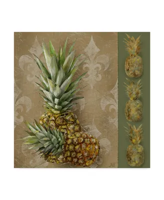 Jade Reynolds Pineapple Welcome Ii Canvas Art