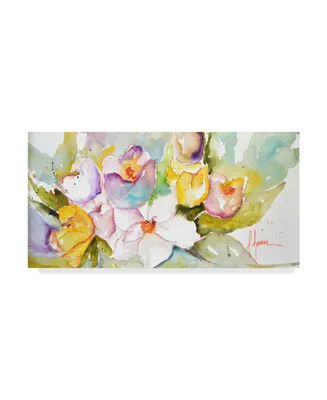 Leticia Herrera Horizontal Flores Iv Canvas Art - 15" x 20"