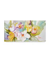 Leticia Herrera Horizontal Flores Iv Canvas Art - 15" x 20"