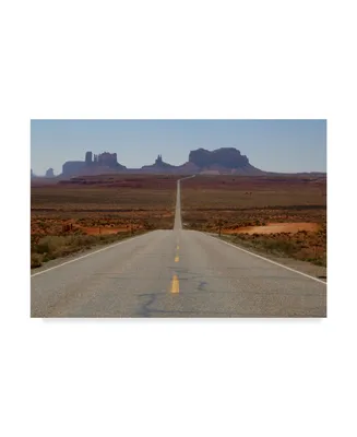 American School Road to Monument Valley Canvas Art
