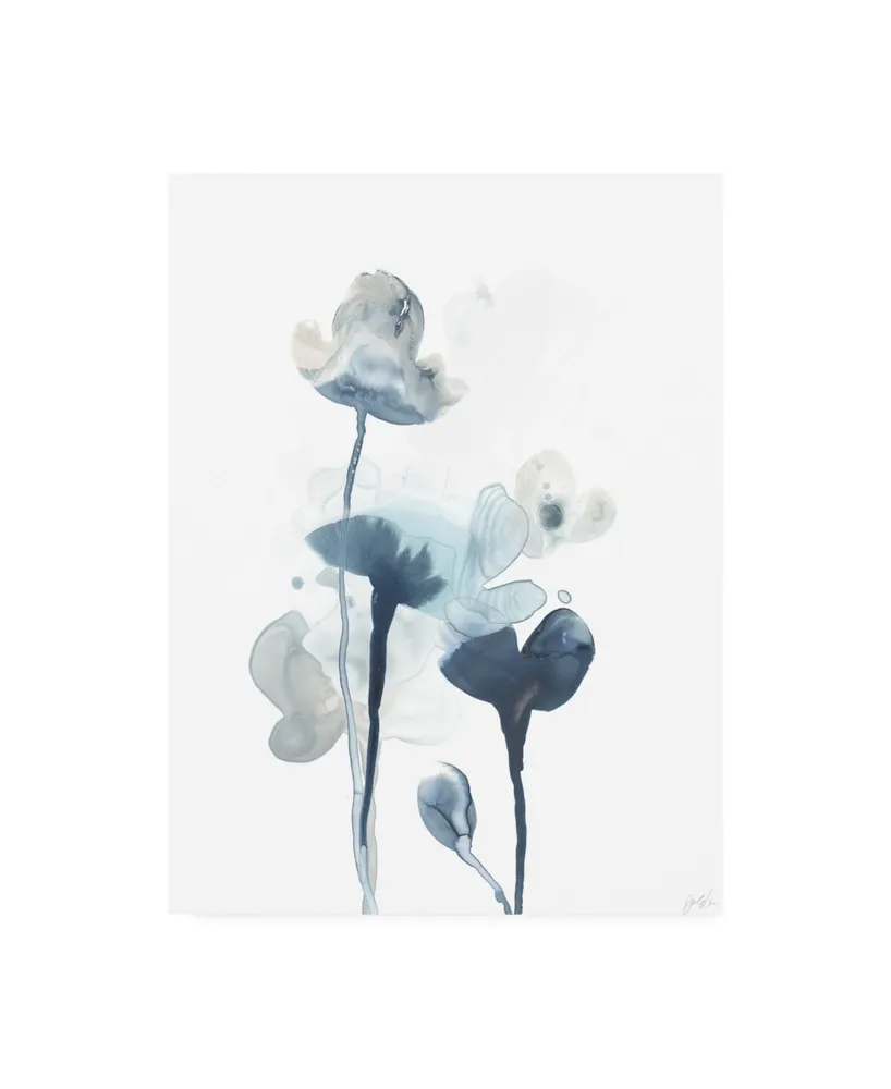 June Erica Vess Midnight Blossoms Iv Canvas Art - 15" x 20"