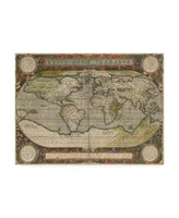 Vision Studio Antique World Map Canvas Art - 20" x 25"