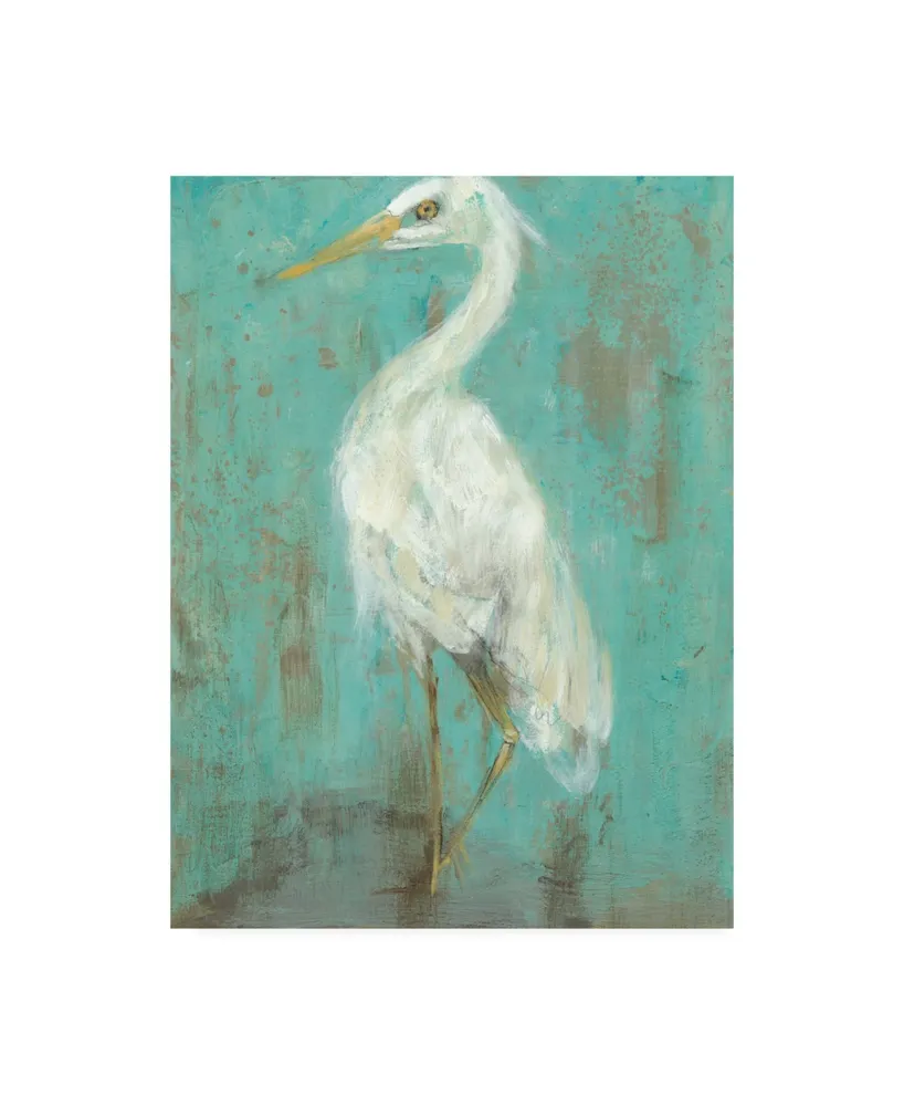 Jennifer Goldberger Sea Spray Heron Ii Canvas Art