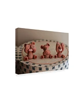 Sugar High Bears Hear See Speak Canvas Art - 36.5" x 48"