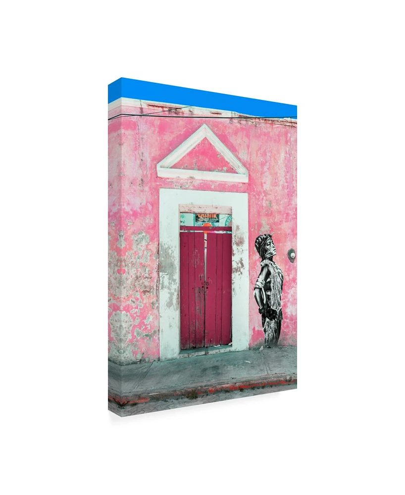 Philippe Hugonnard Viva Mexico Main entrance Door Closed Ix Canvas Art - 19.5" x 26"