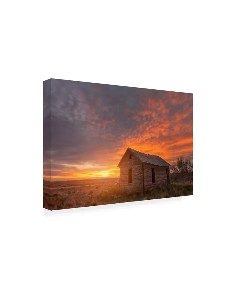 Darren White Photography Sunset on the Prairie Canvas Art - 19.5" x 26"