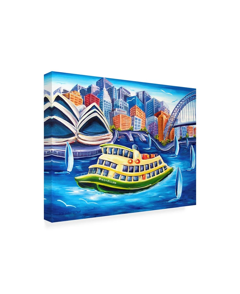 Deborah Broughton Tourist Ferry Canvas Art - 36.5" x 48"