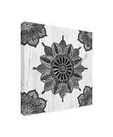 Anne Tavoletti Mandala Morning Vi Bw Canvas Art - 36.5" x 48"