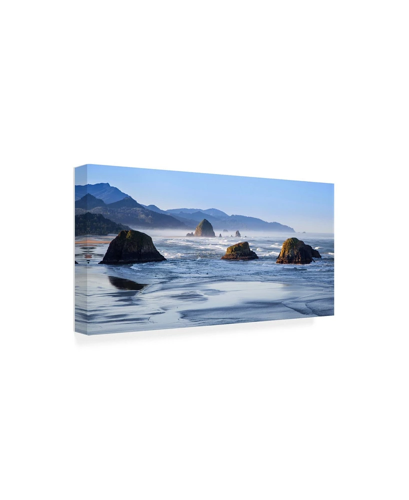 Michael Broo Cannon Beach Oregon Canvas Art - 36.5" x 48"