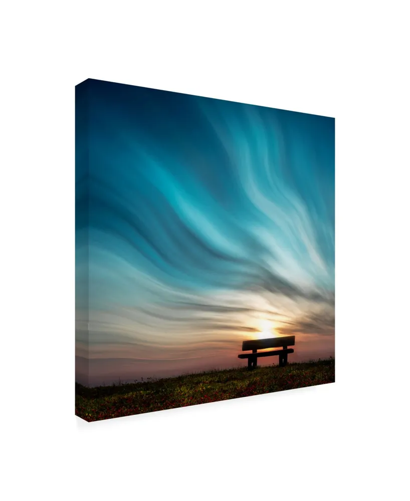 Stefan Eisele The Flowing Sunset Canvas Art