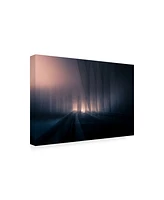 Baidongyun Lonely Day Blurred Canvas Art - 37" x 49"