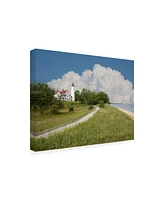 Monte Nagler Point Iroquois Lighthouse Bay Mills Michigan Canvas Art