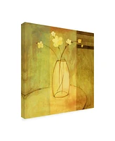 Pablo Esteban Flowers in Glass Vase 1 Canvas Art - 36.5" x 48"