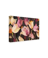 Albena Hristova Popping Tulips Floral Canvas Art - 27" x 33.5"