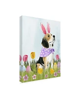 Grace Popp Puppy Easter Ii Canvas Art - 19.5" x 26"