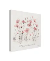 Lisa Audit Wildflowers Iii Pink Mothers Canvas Art