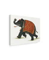 Wild Apple Portfolio India Elephant Ii Light Crop Canvas Art - 15" x 20"