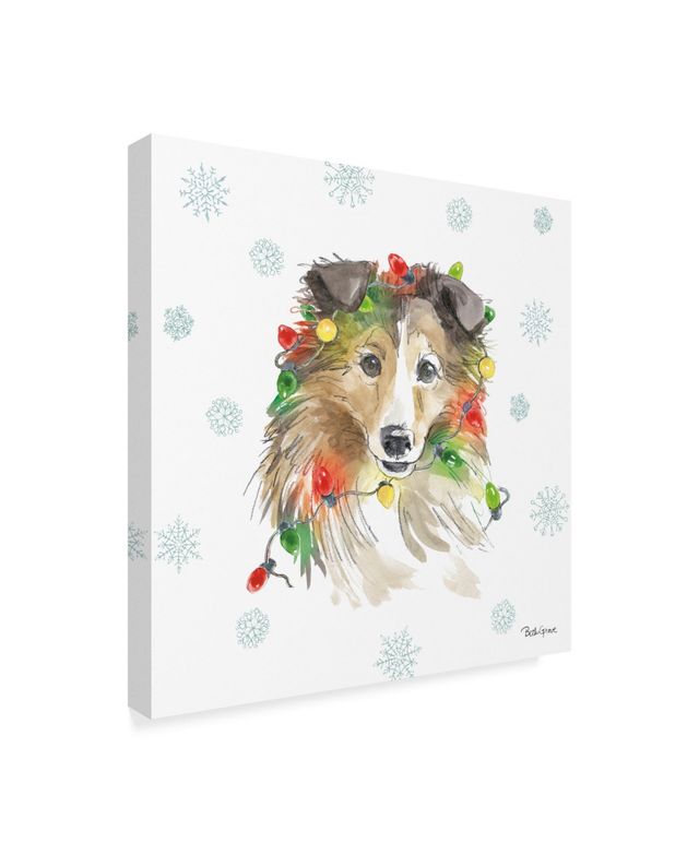 Beth Grove Holiday Paws Ix Canvas Art - 15" x 20"