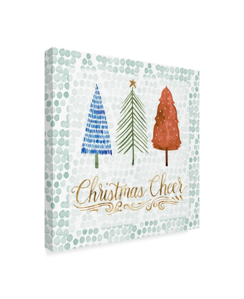 Grace Popp Christmas Tree Whimsy Iv Canvas Art - 15" x 20"