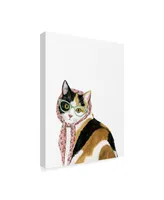 Grace Popp Cool Cat I Canvas Art - 15" x 20"