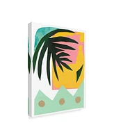 Renee W. Stramel South Beach Palm Ii Canvas Art - 20" x 25"