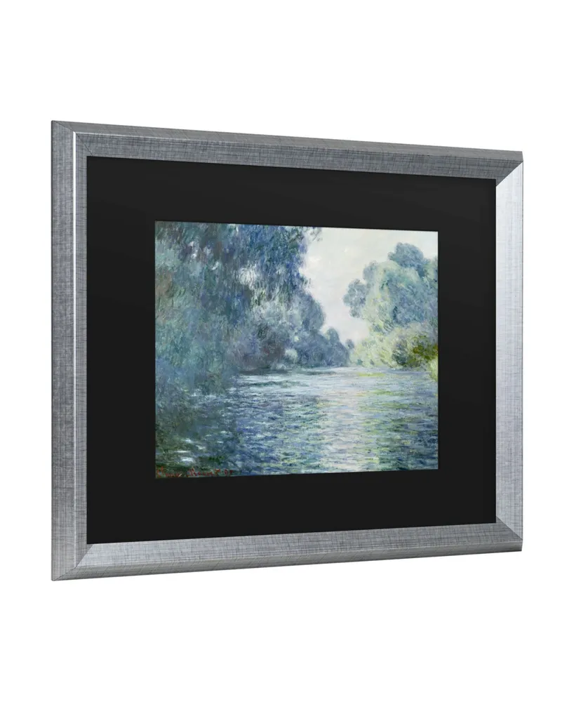 Claude Monet Branch of the Seine Near Giverny Matted Framed Art