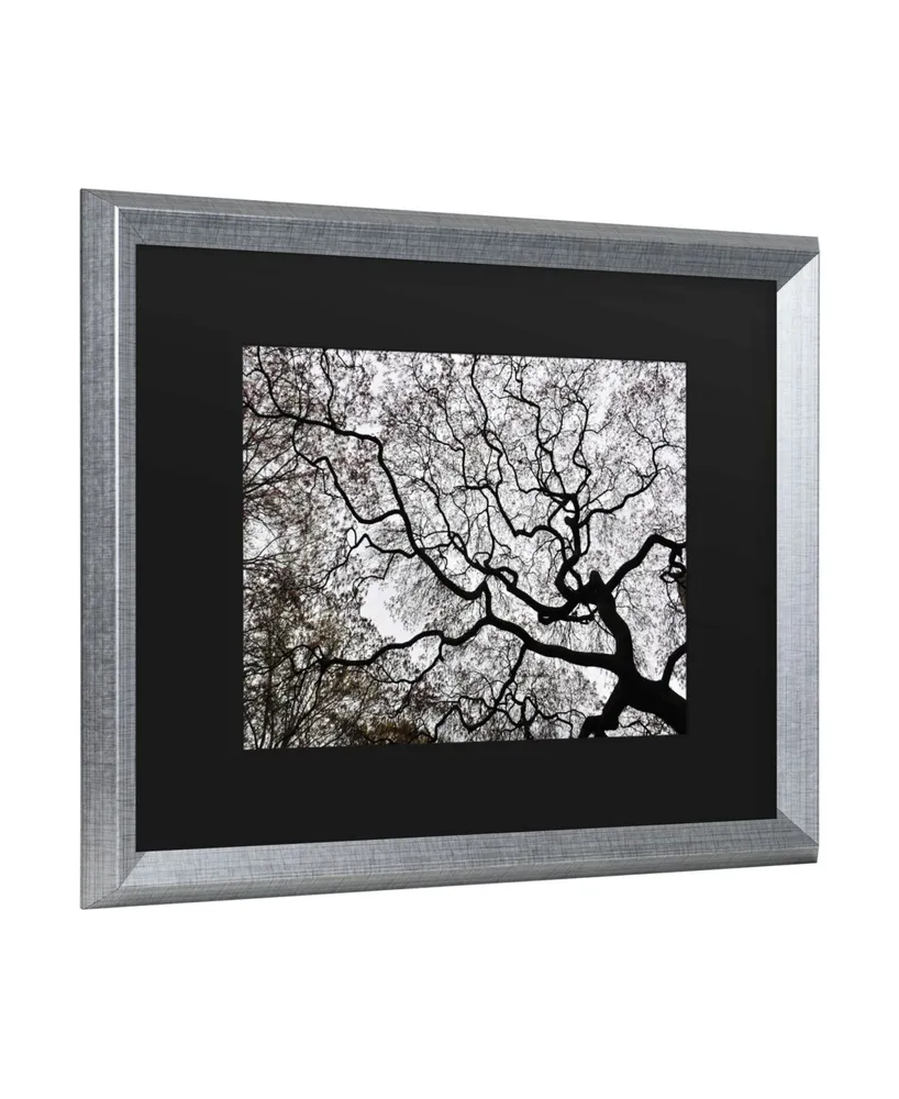 Kurt Shaffer Japanese Maple Spring Abstract Ii Matted Framed Art