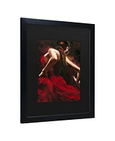 Masters Fine Art Flamenco Dancer Matted Framed Art - 15" x 20"