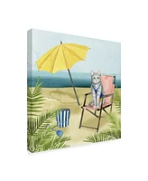 Grace Popp Coastal Kitties Ii Canvas Art - 20" x 25"