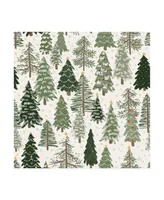 Laura Marshall Christmas Village Pattern Xii Canvas Art