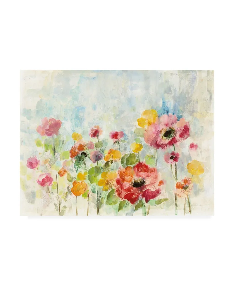 Silvia Vassileva Summer Rain Floral Canvas Art