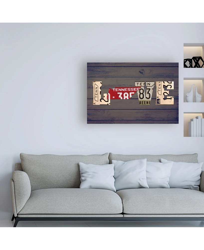 Design Turnpike Tn State Love Canvas Art - 27" x 33.5"