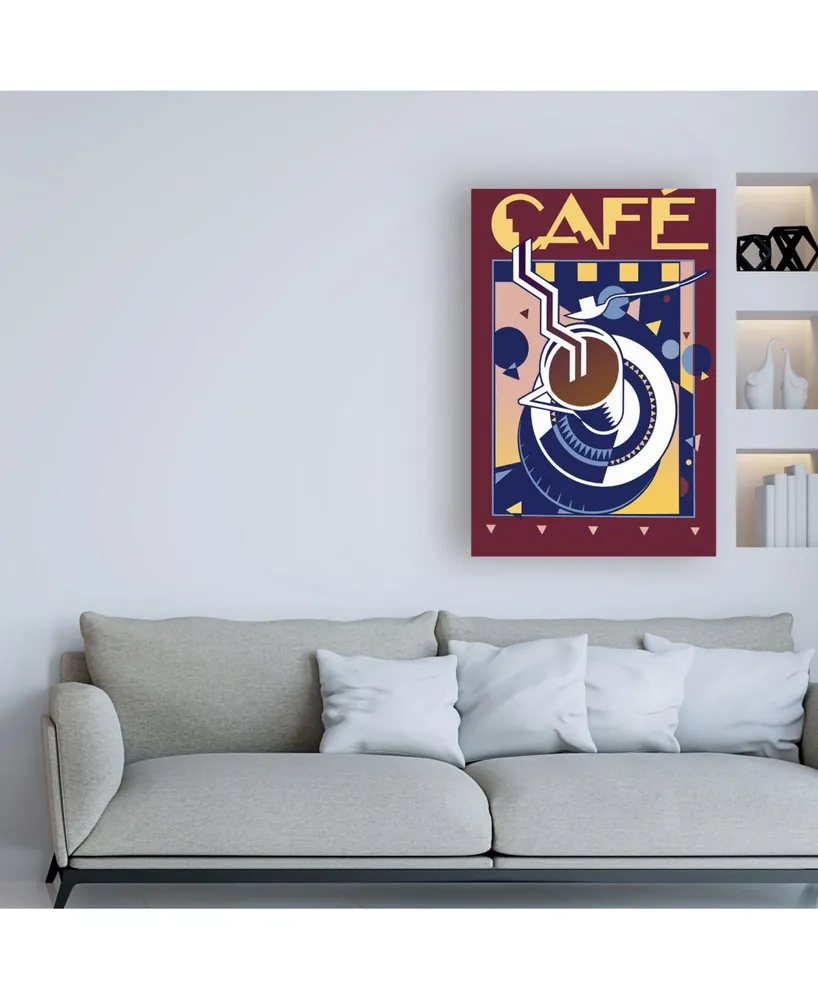 David Chestnutt Cafe Canvas Art - 19.5" x 26"
