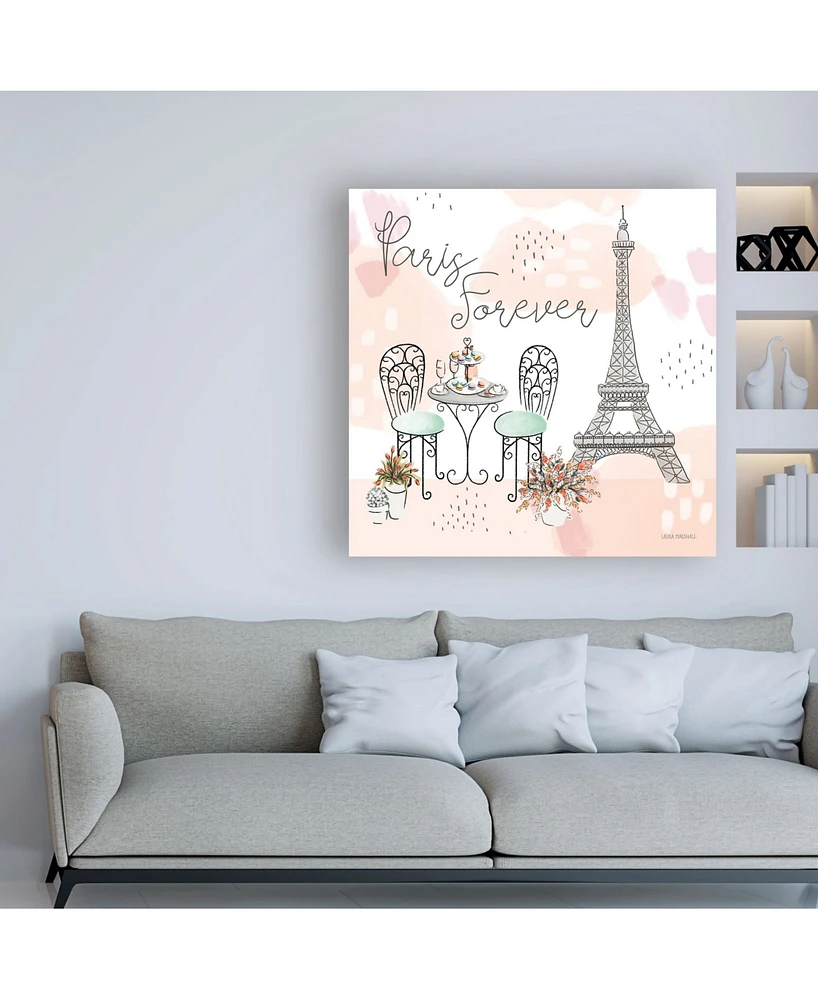 Laura Marshall Sweet Paris Iii Canvas Art