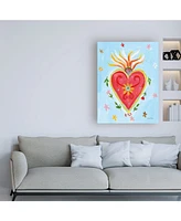 Farida Zaman Frida's Heart I Canvas Art - 36.5" x 48"