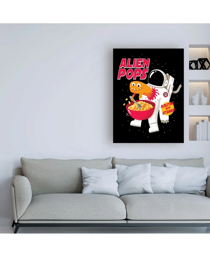 Michael Buxto Alien Pops Canvas Art