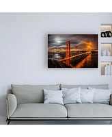 John Gavrili Golden Gate Evening Canvas Art