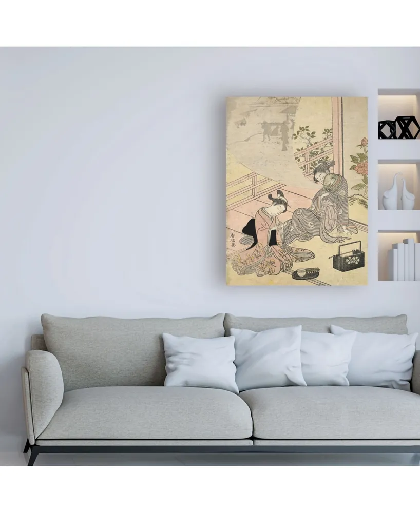 Suzuki Harunob Courtesan Dreaming Canvas Art