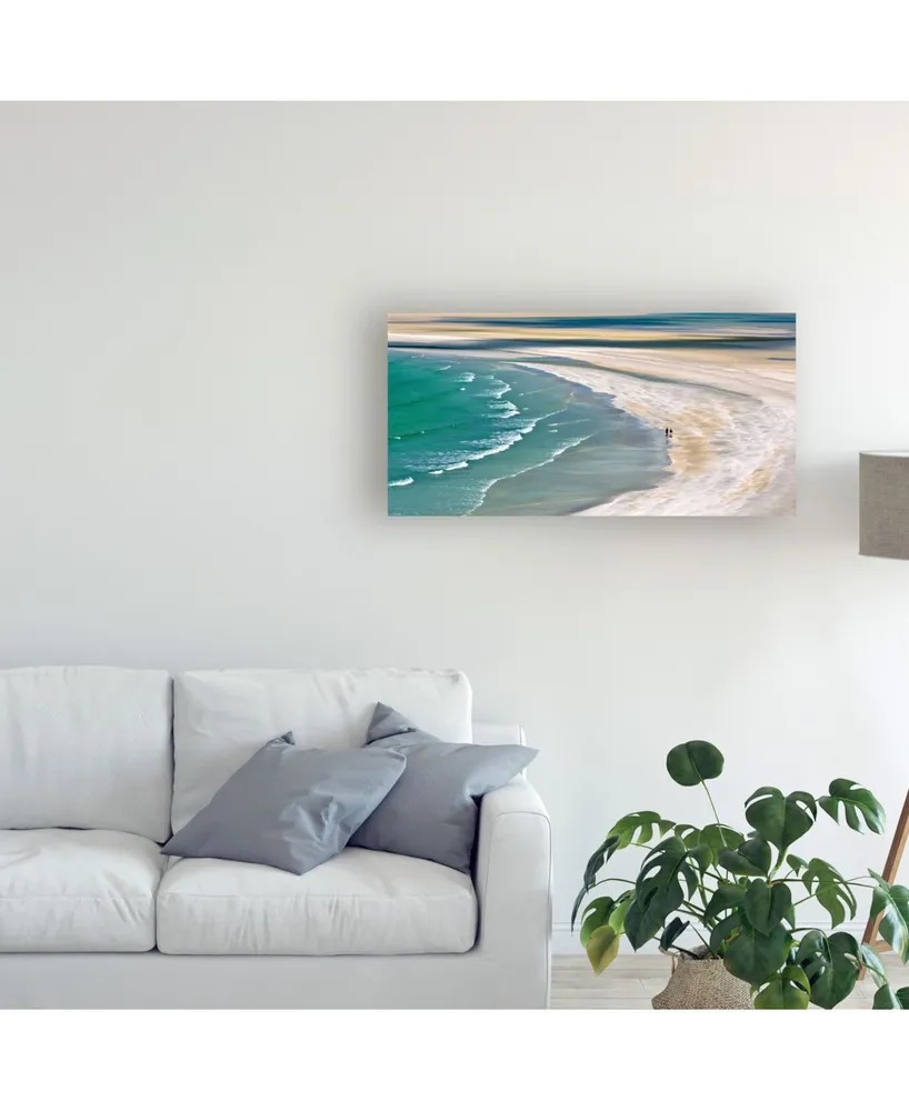 Anuska Voncina Sandy Shore Coast Canvas Art