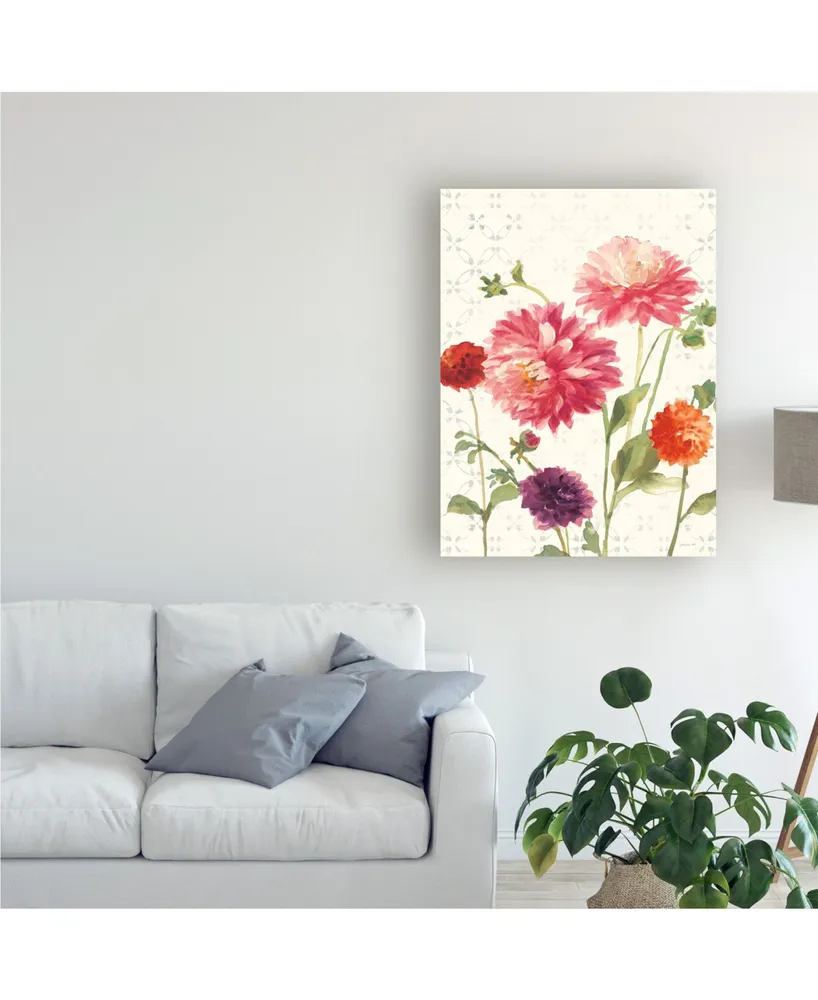 Danhui Nai Watercolor Floral Vi Canvas Art - 19.5" x 26"