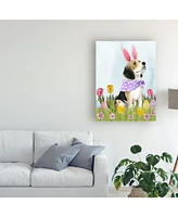 Grace Popp Puppy Easter Ii Canvas Art - 19.5" x 26"