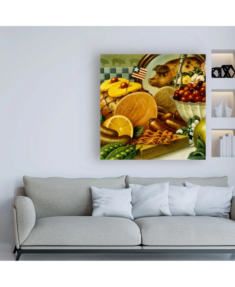 Dan Craig Pork Still Life Canvas Art