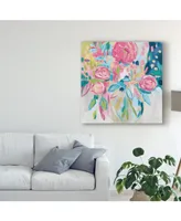 Farida Zaman Summer Pink Floral Canvas Art - 15" x 20"